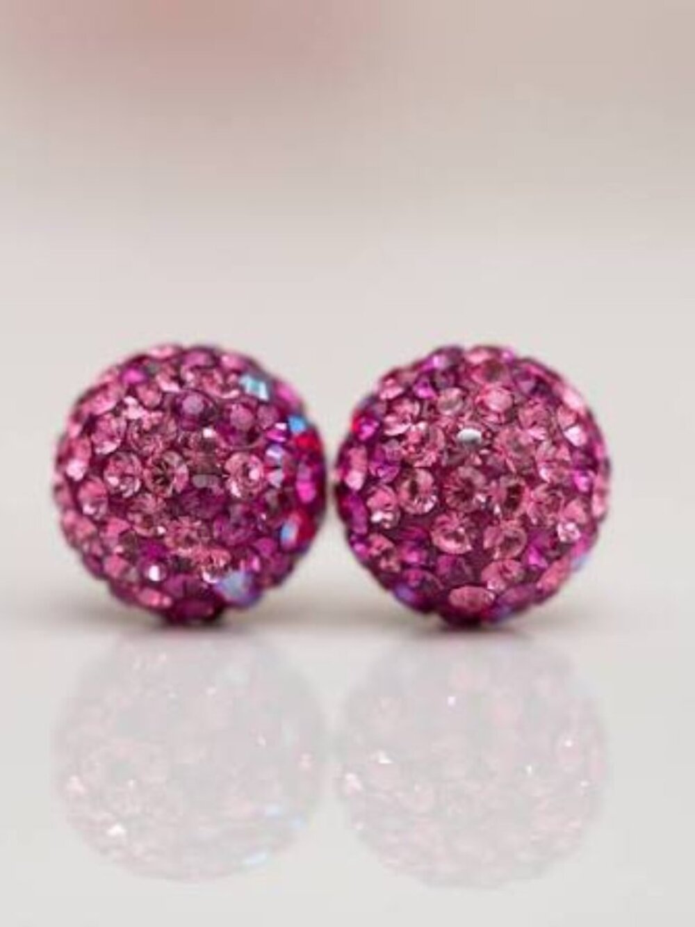 Hillberg & Berk 6mm Merry & Bright Sparkle Ball Earrings